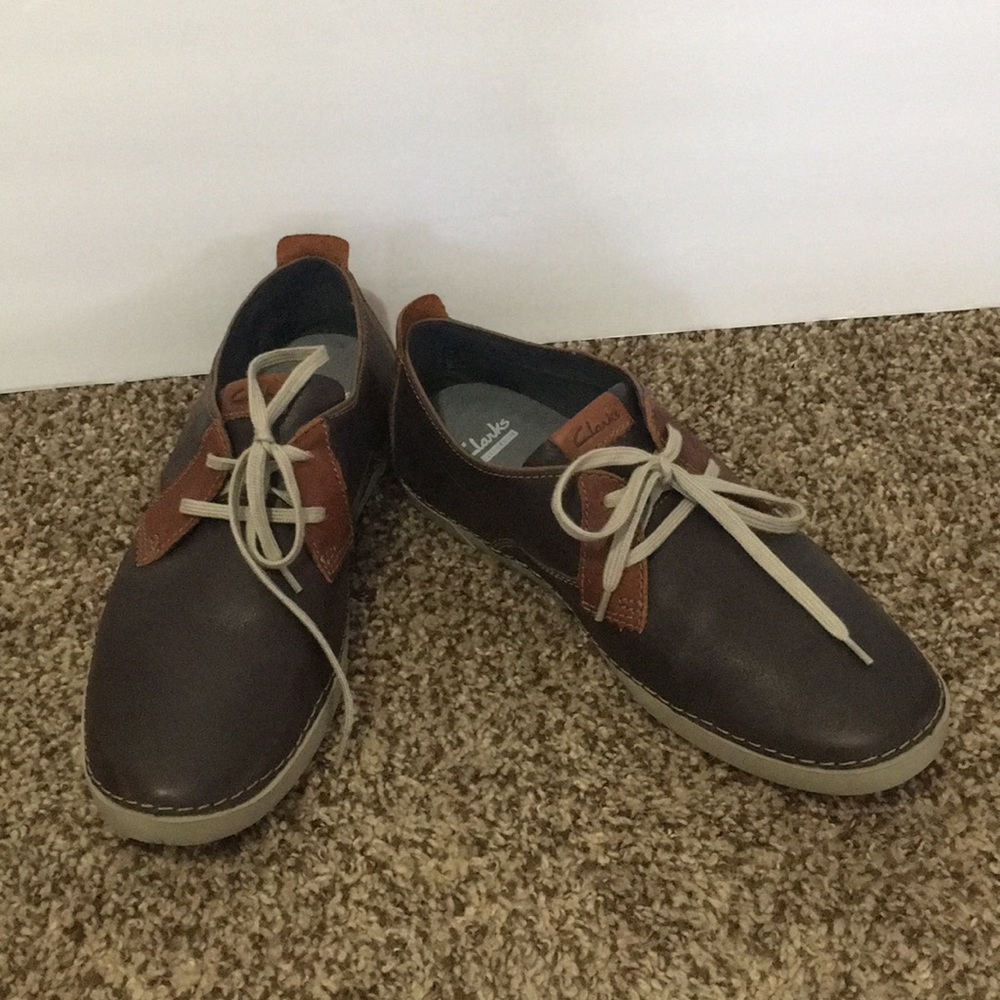 Clark’s Ortholite Loafer Brown Lace Up Men’s Shoe